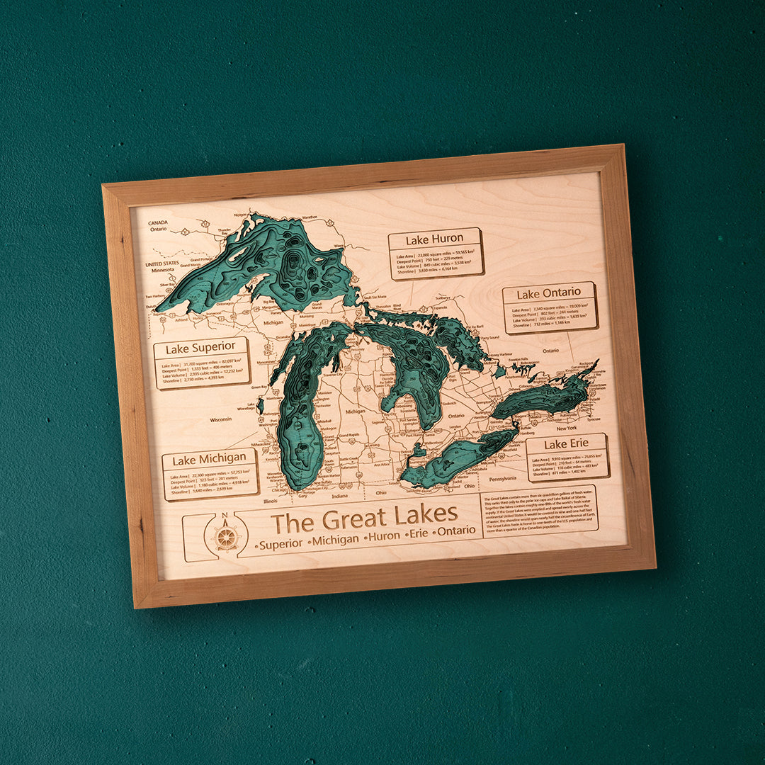 16x20 | Framed Map