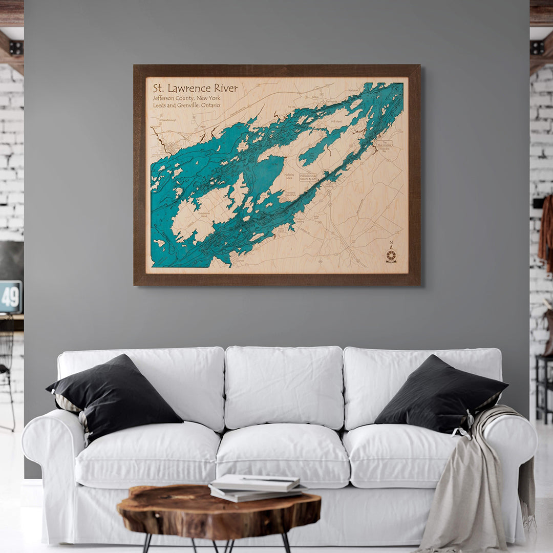 36x48 | Framed Map