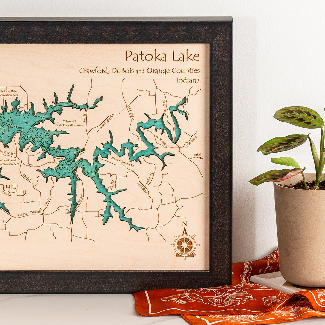 11x14 | Framed Map