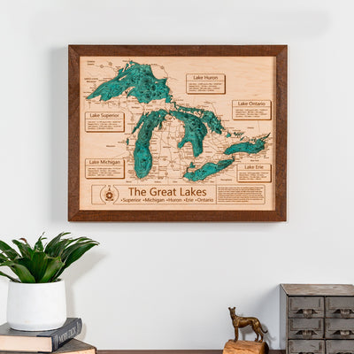 16x20 | Framed Map